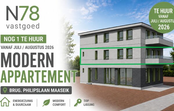 Appartement te huur in Maaseik