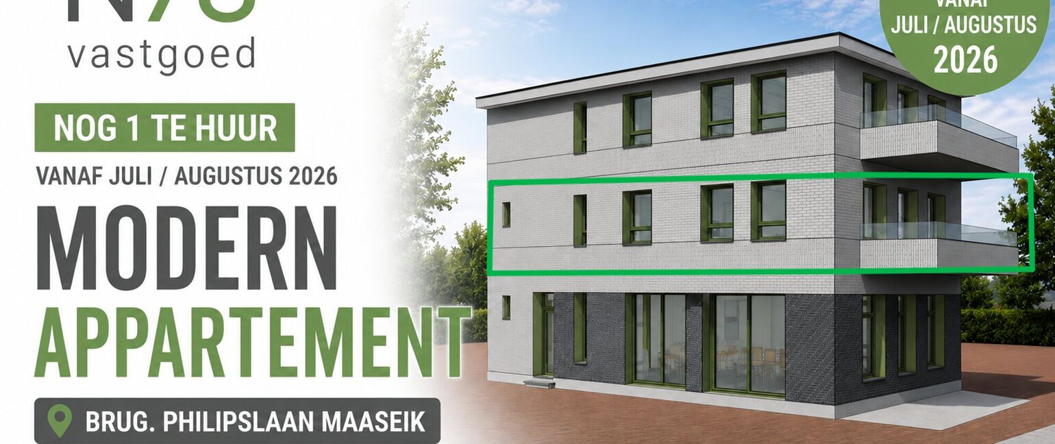 Appartement te huur in Maaseik