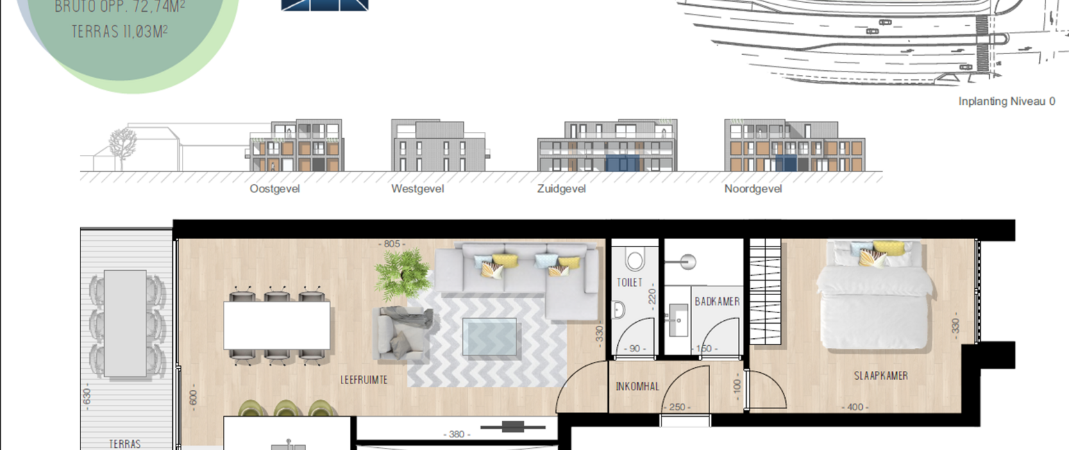 Appartementsgebouw te koop in Dilsen-Stokkem