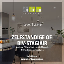 Vacature zelfstandig vastgoedmakelaar of BIV-stagair